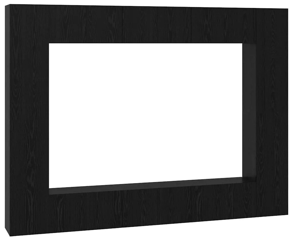Conjunto de móvel de TV com prateleira com armazenamento com porta 10