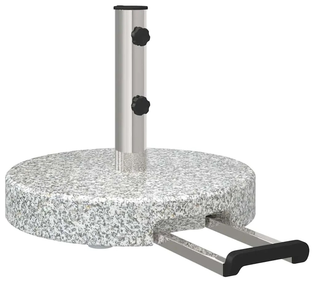 Base Redonda pra Guarda-Sol com Rodas Cinza 29kg