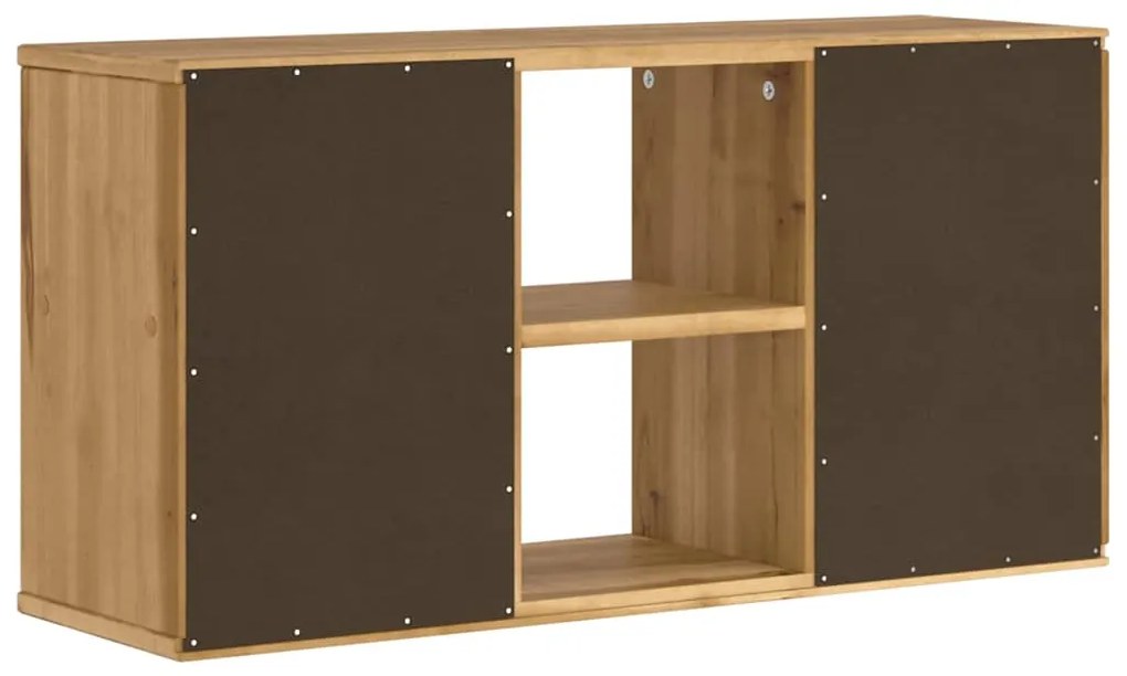 Armário para TV ODDA 79x24x40 cm Madeira maciça de pinho