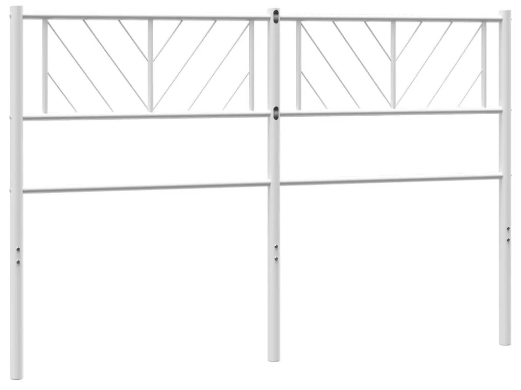 Cabeceira de cama 150 cm metal branco