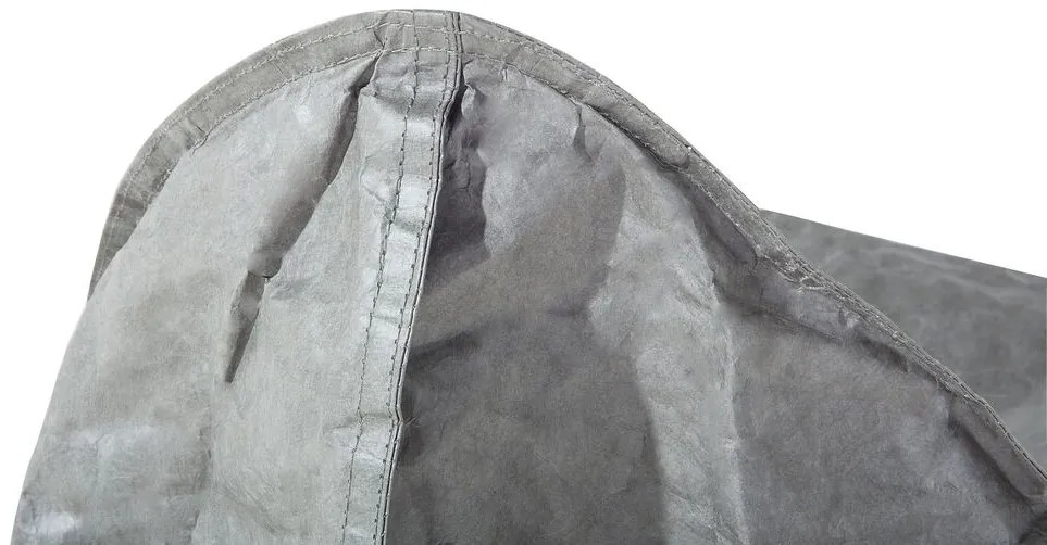 Pufe poltrona cinzento DROP Beliani