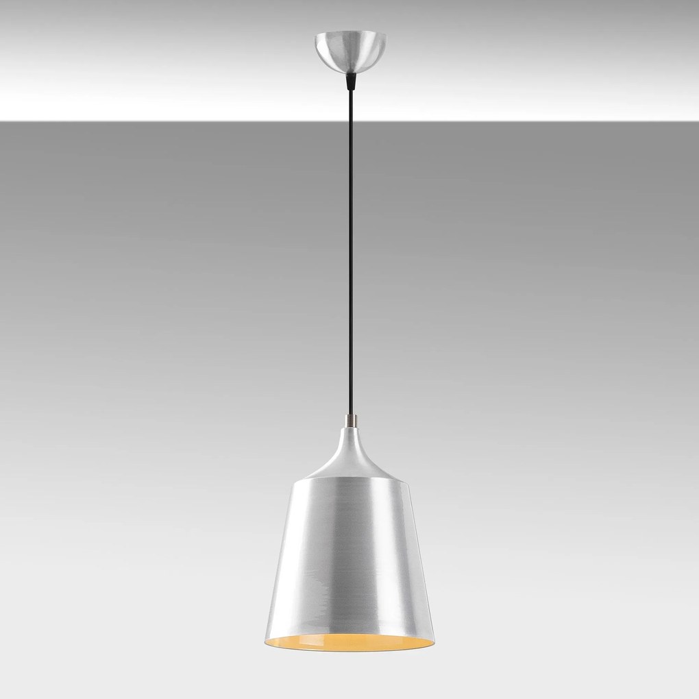 Lustre Dodo – Prateado e Turquesa – 20 x 20 cm, Altura 125 cm