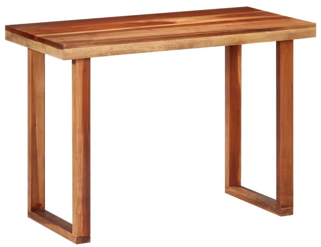 Mesa de jantar 110x50x76 cm madeira de acácia maciça