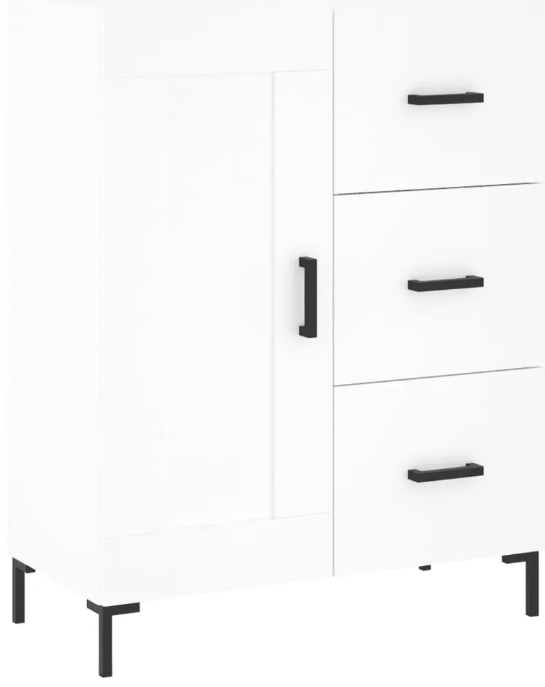 Armário alto 69,5x34x180 cm derivados de madeira branco