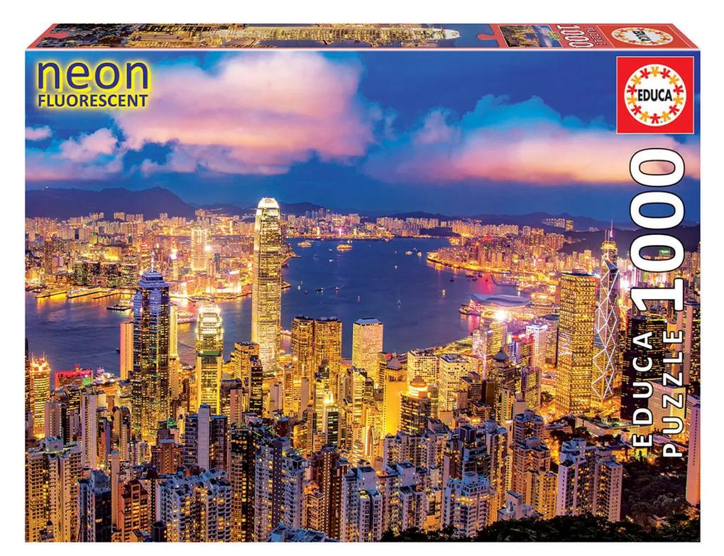 Puzzle Educa 1000 Peças Hong Kong