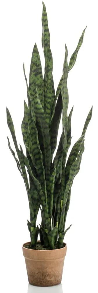 Emerald Planta artificial Sanseveria em vaso 84 cm