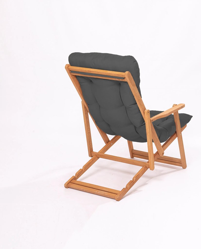 Cadeira de Jardim My008 – Cinza Natural – 50x81x50 cm | Tribo Home