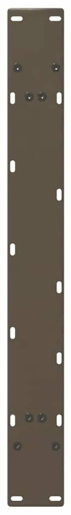 Pés de mesa de jantar em formato A, 2 peças, 90x (72-73) cm, aço