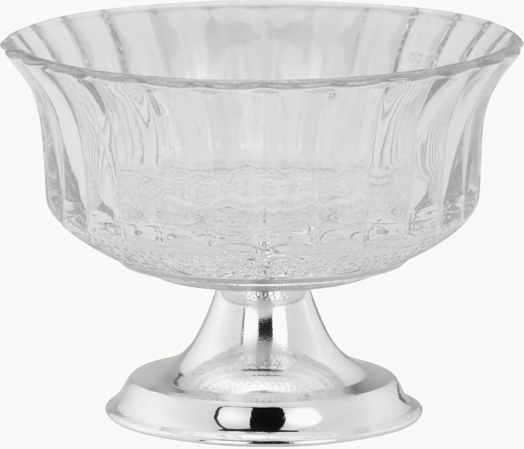 Taça de servir banhada a prata Alaric