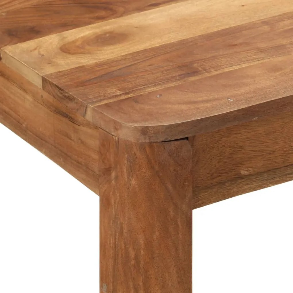 Mesa de bar acácia maciça c/ acabamento a mel 110x55x106 cm