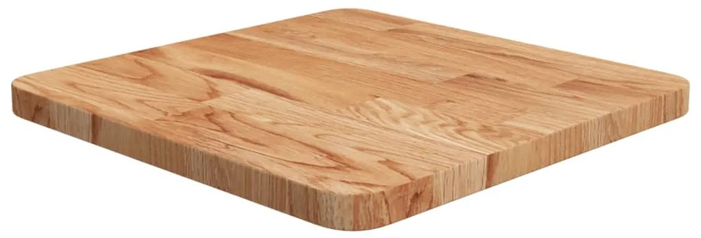 vidaXL Tampo mesa quadrado 40x40x2,5cm carvalho tratado castanho-claro