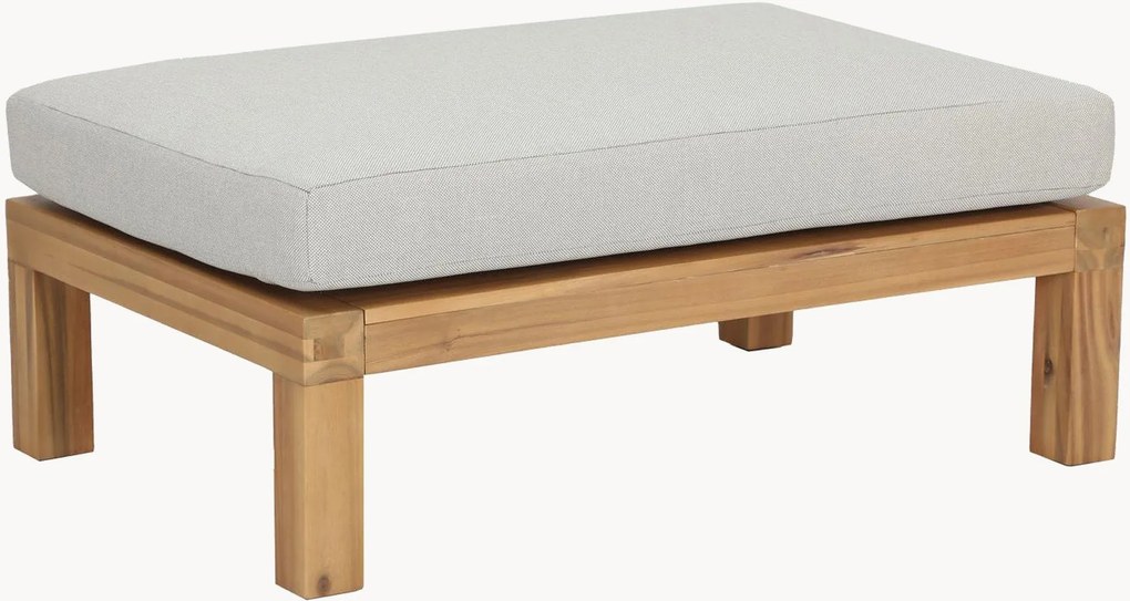 Banco de jardim estofado em madeira de acácia Relax