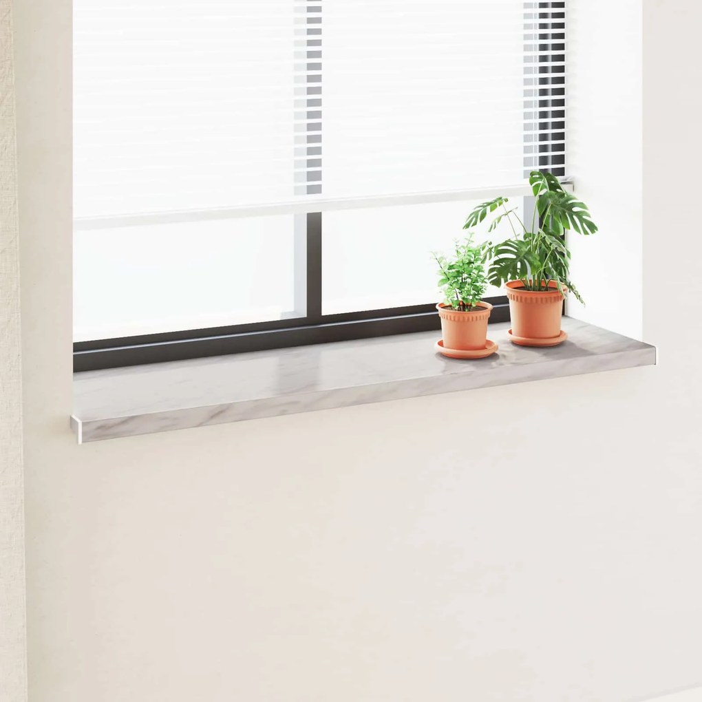 vidaXL Soleira de Janela Texto de Mármore -enure 160 x 45 x 4,5 cm PVC