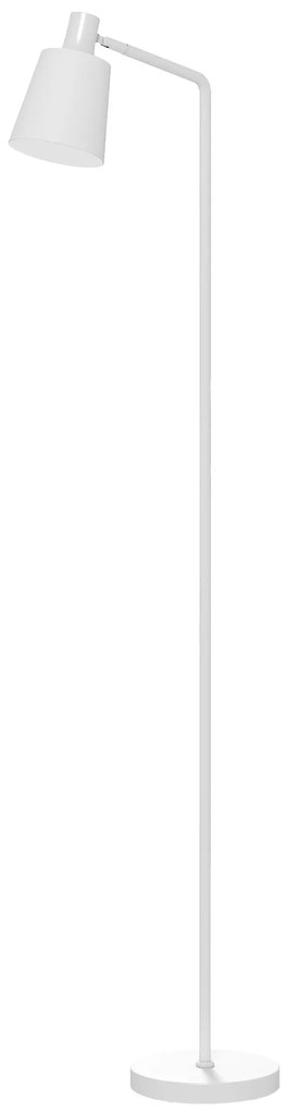 Candeeiro de Pé LED Regulável com Ecrã Giratório 350° 3 Temperaturas de Cor 3000K/4000K/6500K 45x21x148 cm Branco