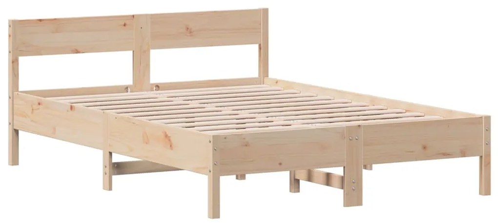 Cama sem colchão 120x190 cm madeira de pinho maciça