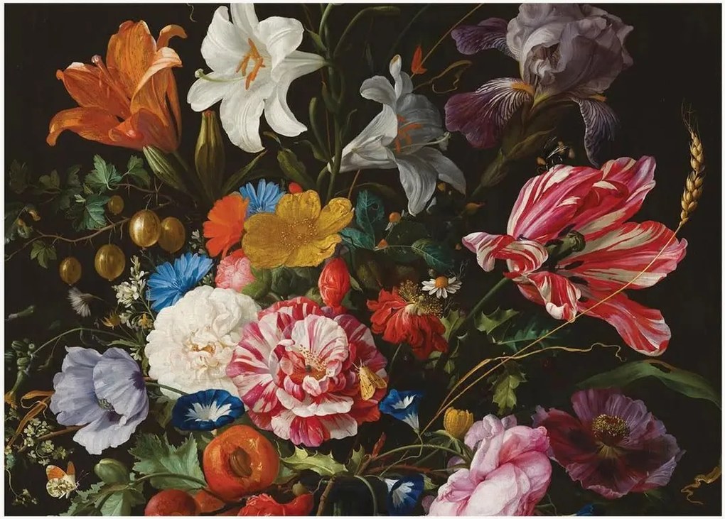 Papel de parede não tecido Golden Age Flowers VI