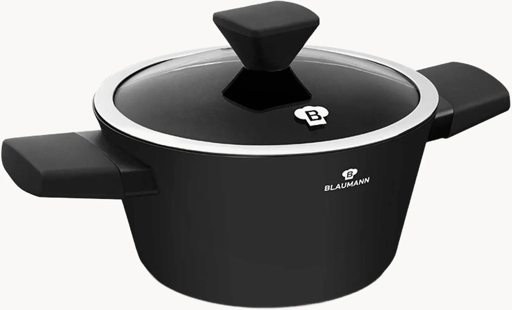Caçarola antiaderente com tampa Matte Black