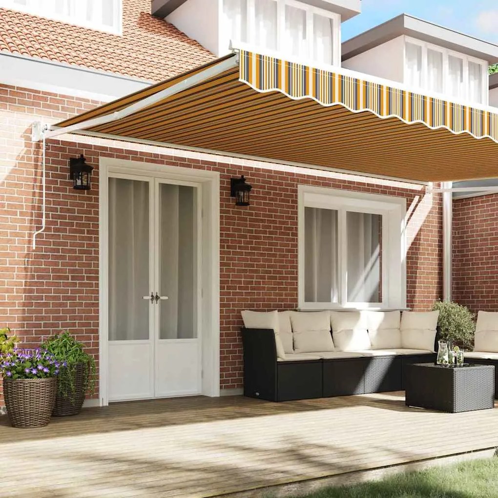 Toldo Retrátil Multicor 500x300 cm Tecido