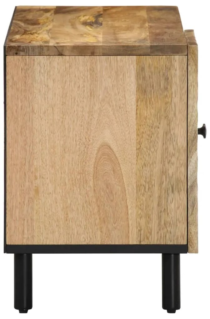 Móvel de TV 80x31x46 cm madeira de mangueira maciça