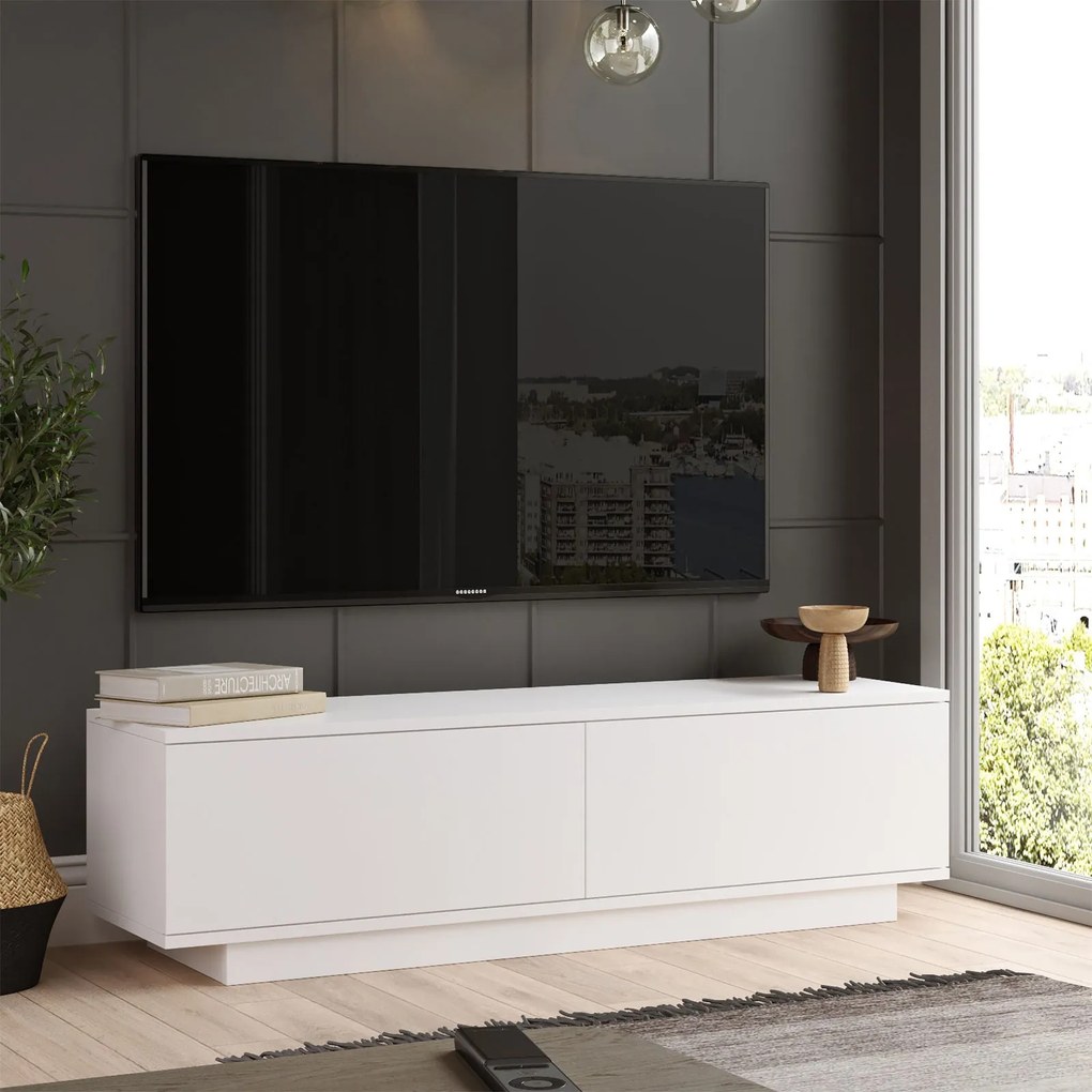 Móvel TV FN1 – Branco – 140 cm x 38,2 cm x 35,5 cm