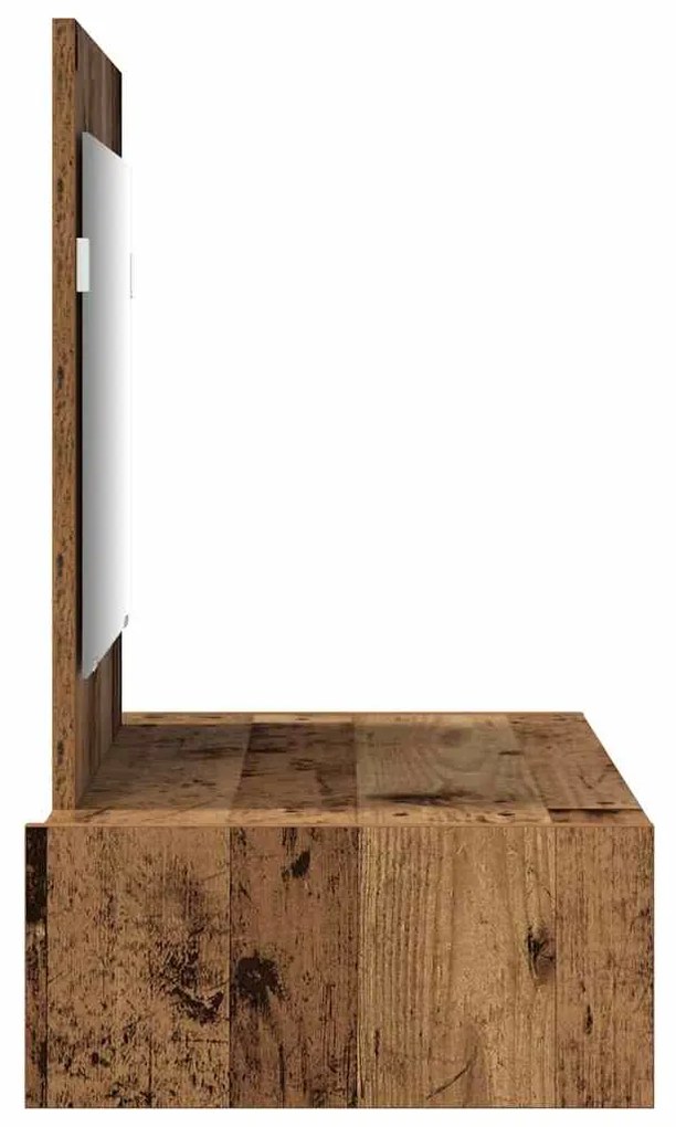 Mesa de Maquiagem de Parede Madeira Antiga 83x40x70 cm