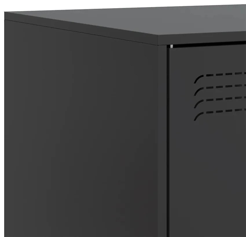 Móvel de TV 67x39x44 cm aço preto