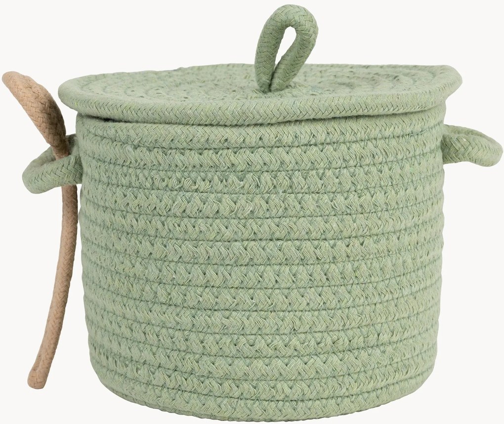 Cestos de arrumação decorativos Pot, conjunto de 3