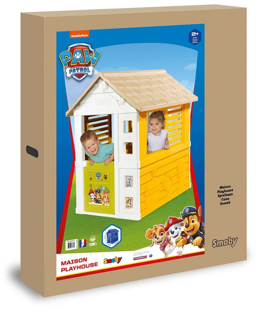 Casa de Brincar Infantil Patrulha Pata SMOBY Amarela