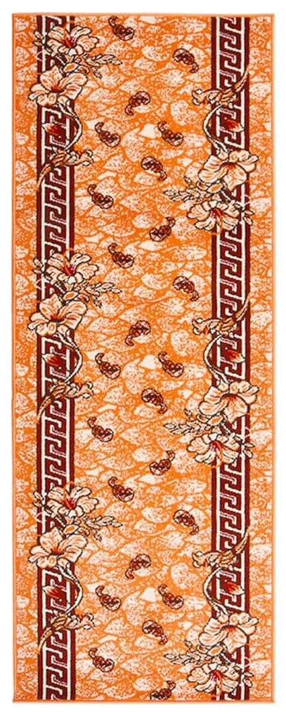 vidaXL Passadeira 100x350 cm polipropileno terracota