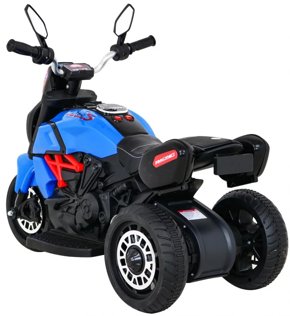 Mota elétrica para crianças 6V, Fast Tourist, 1,5 a 4 anos Azul