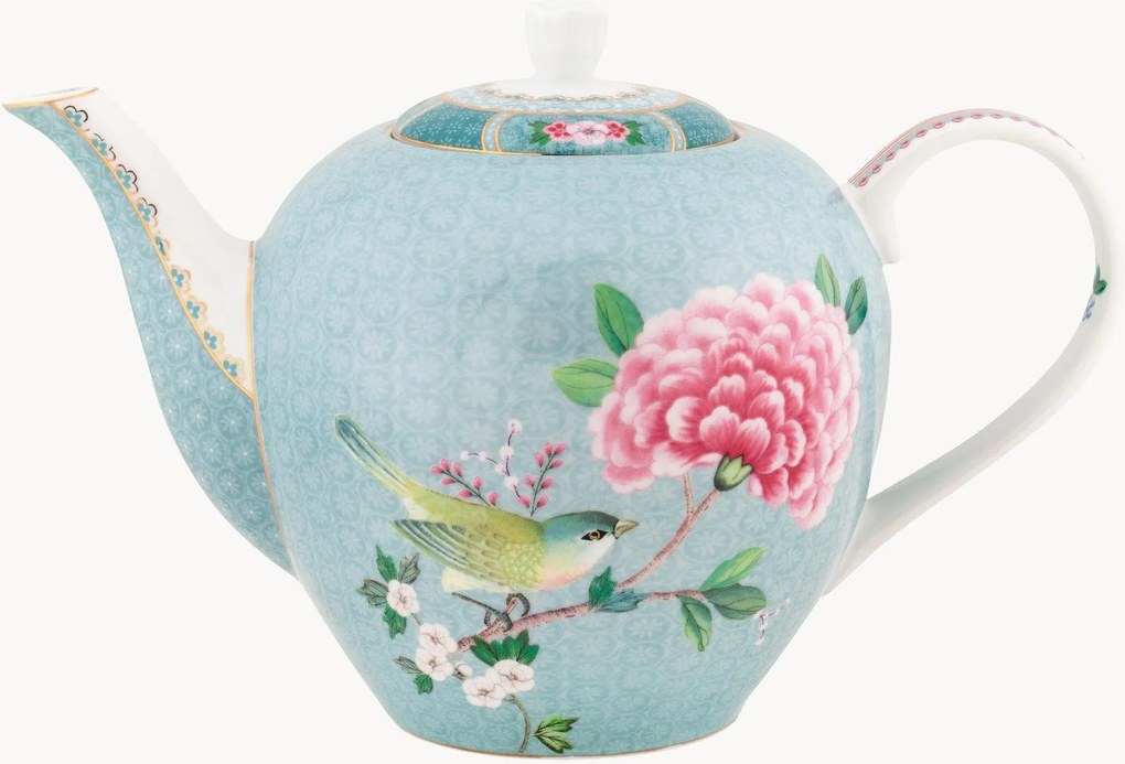 Bule de porcelana Blushing Birds
