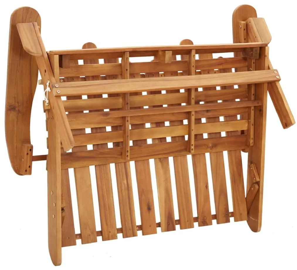 Conjunto lounge de jardim Adirondack 2pcs acácia maciça