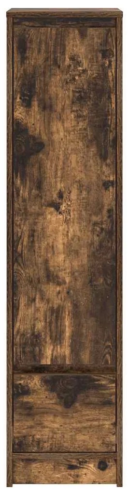 Aparador alto 29,5x34x119,5cm deriv. madeira carvalho fumado
