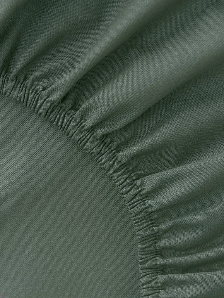 Lençol em percal de algodão com elástico Elsie