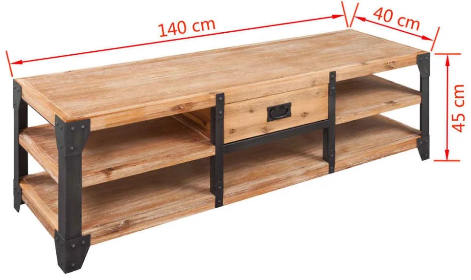 Conjunto de móveis de sala 3 pcs madeira de acácia maciça