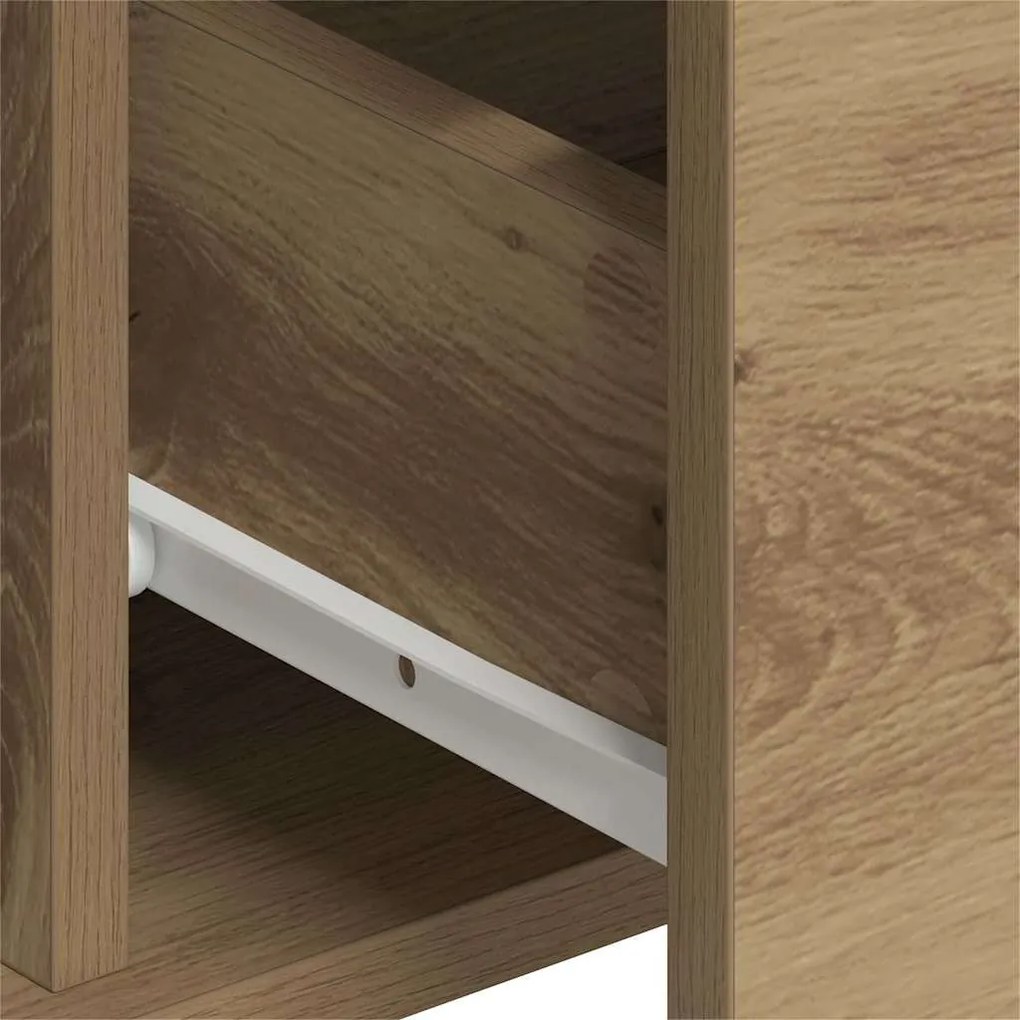 Buffets 2 pcs Carvalho Artesanal 60x31x84 cm Madeira de Engenharia