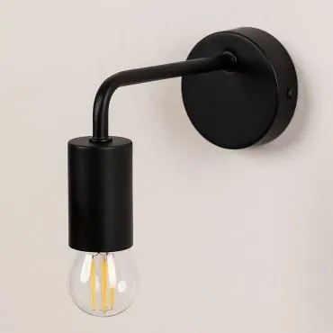 Luminária De Parede De Ferro Londy Preto - Sklum