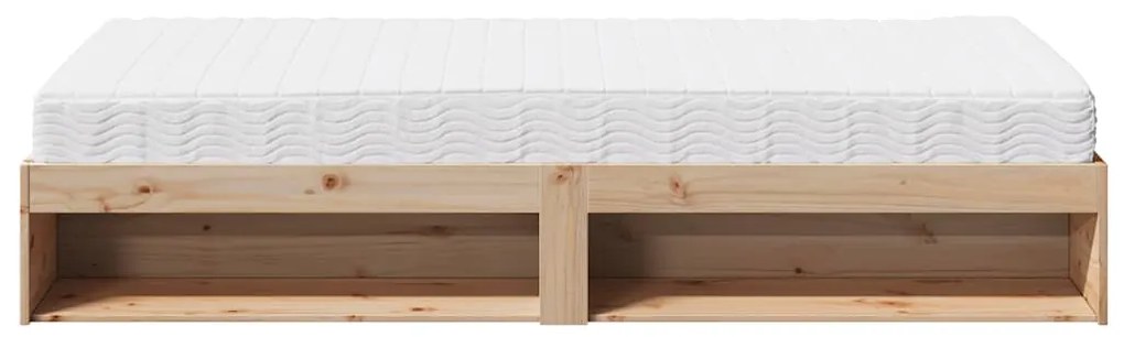 Cama de dia com colchão 100x200 cm pinho de madeira maciça