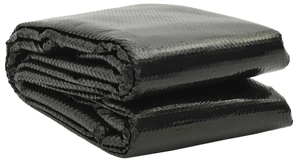 Cobertura para piscina 975x488 cm PE preto