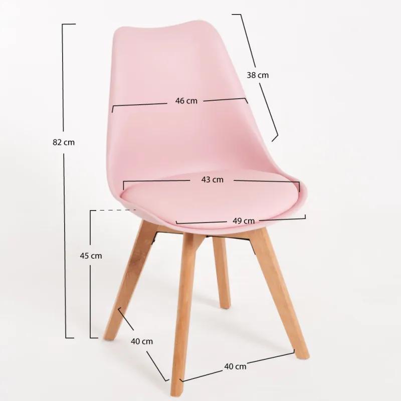 Cadeira Synk Basic - Rosa