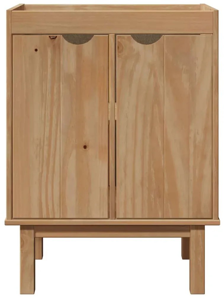 Armário de lavatório p/ WC OTTA 59x40x80 cm pinho maciço