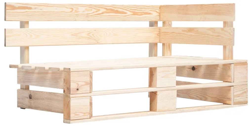6 pcs conj. lounge paletes c/ almofadões pinho impregnado