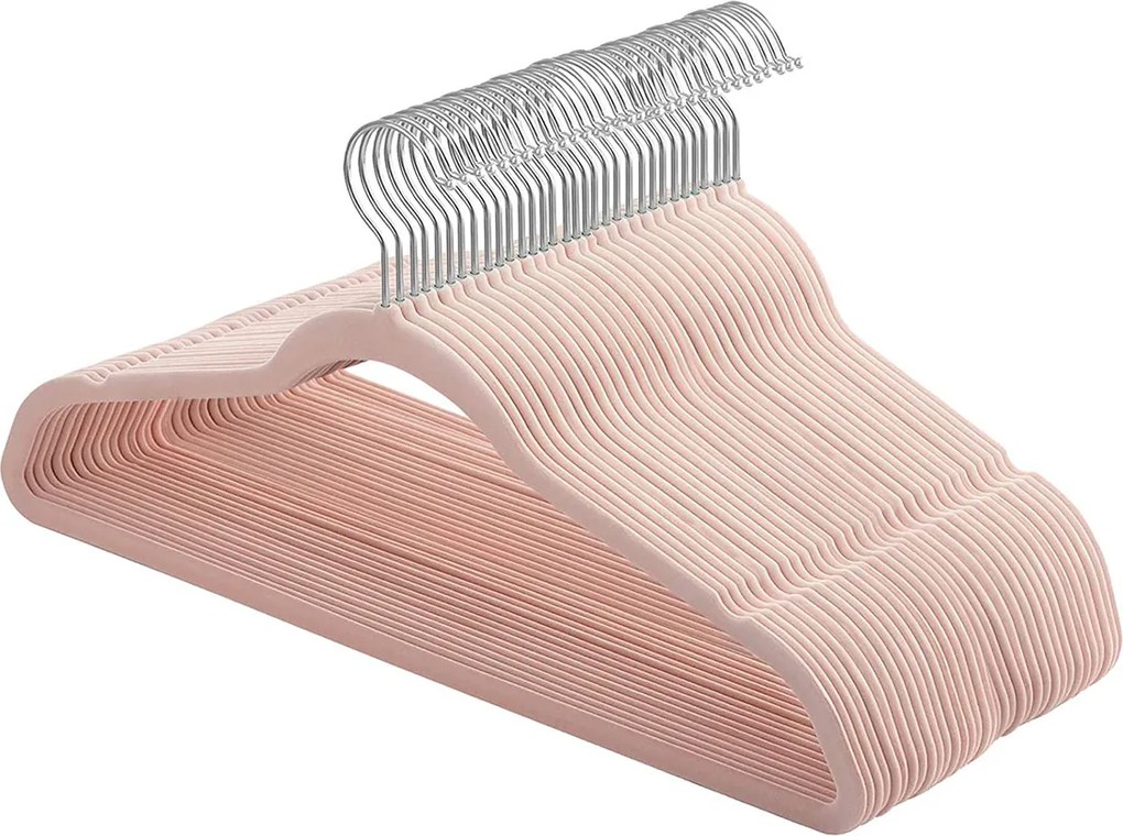 Conjunto 30 cabides 42 x 0,5 x 21,5 cm Rosa