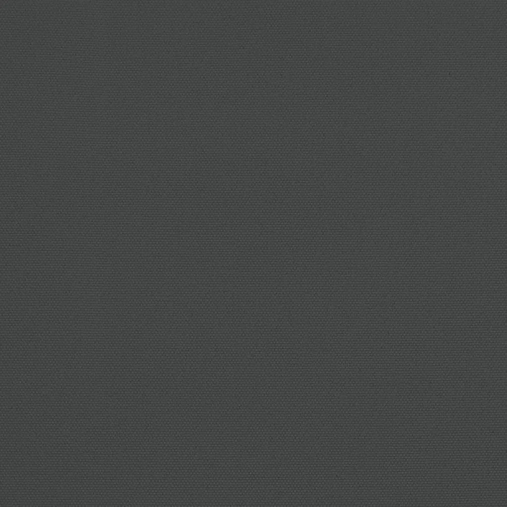 Guarda-sol exterior com luzes LED e poste aço 300 cm antracite