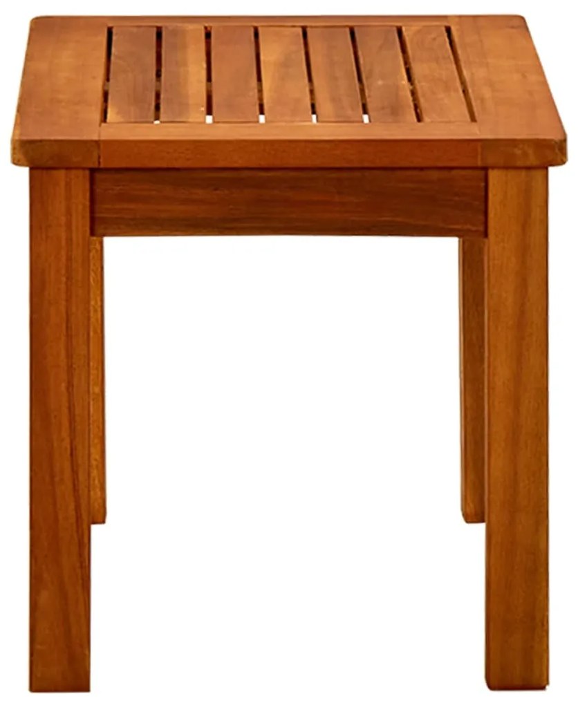 Mesa de centro p/ jardim 50x35x36 cm madeira de acácia maciça