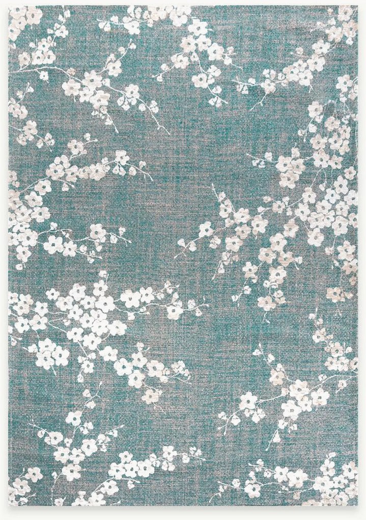 Tapete jacquard lavável para interior e exterior Sakura