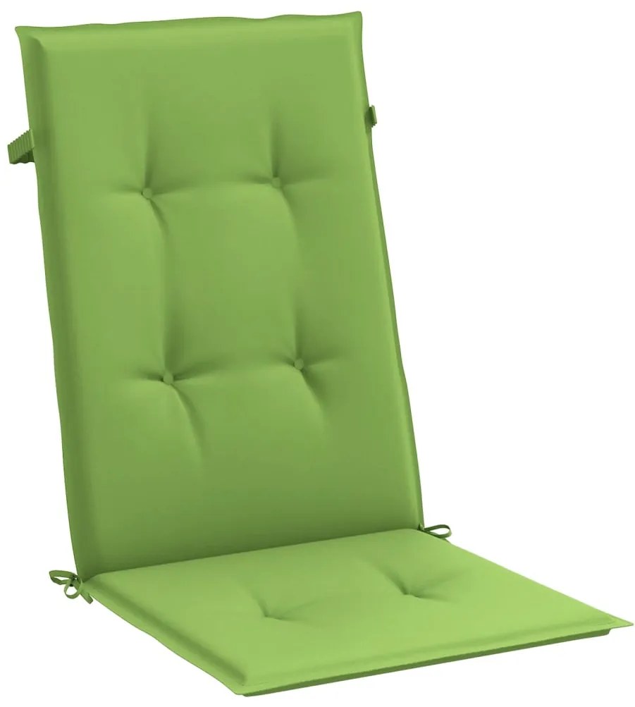 Almofadões cadeiras altas 4pcs mesclado tecido verde