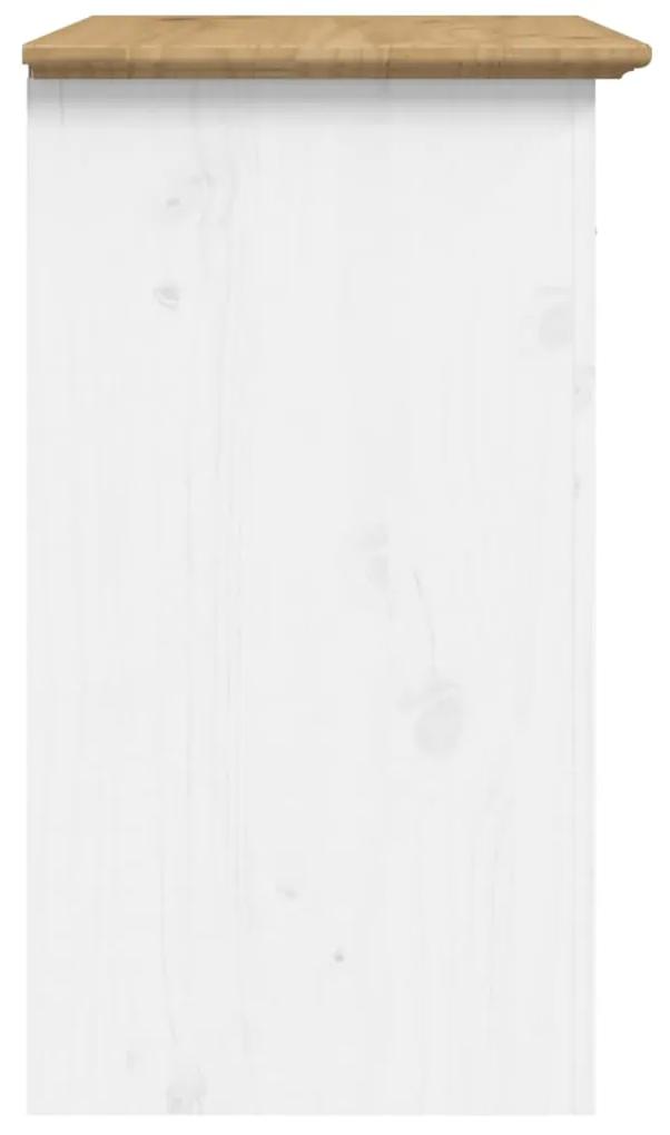 Mesa de cabeceira BODO 53x38,5x66 cm pinho maciço castanho