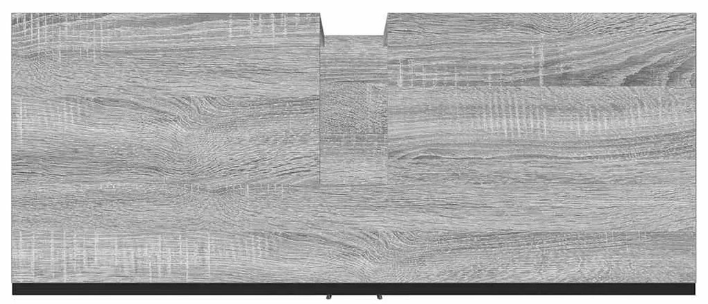 Armário p/ lavatório WC 80x33x60 cm deriv.madeira cinza sonoma