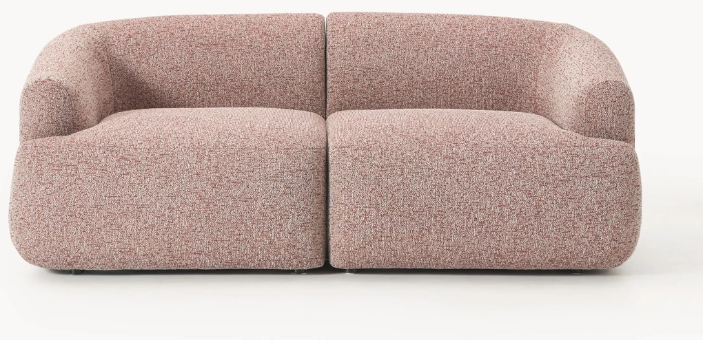 Sofá modular em bouclé Sofia (2 lugares)